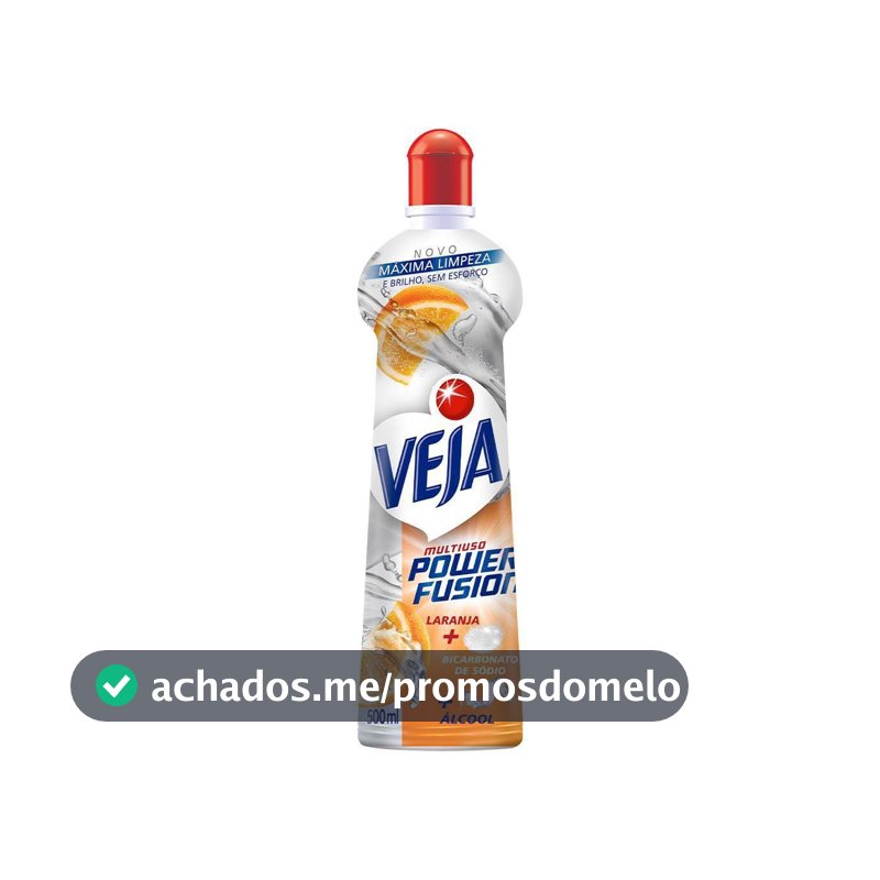 Veja Power Fusion Limpador Multiuso Laranja 500ml