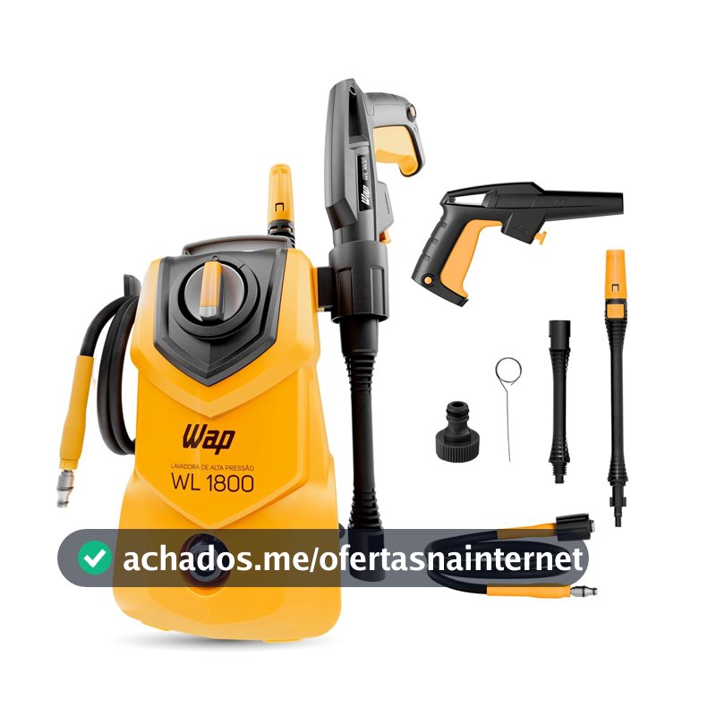 WAP Lavadora de Alta Pressão WL 1800 1500 PSI 1400W 220V