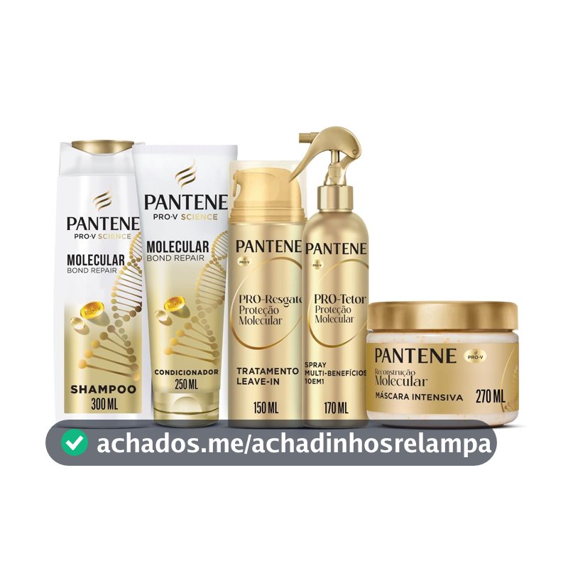 Kit Reparador Pantene Molecular Bond Repair 5 Unidades