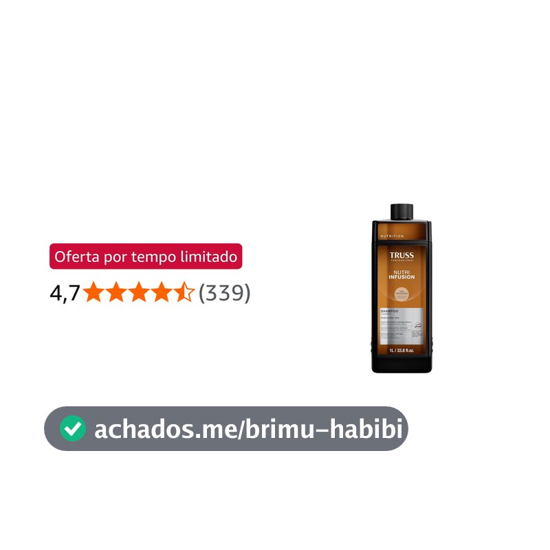 Truss Shampoo Nutri Infusion