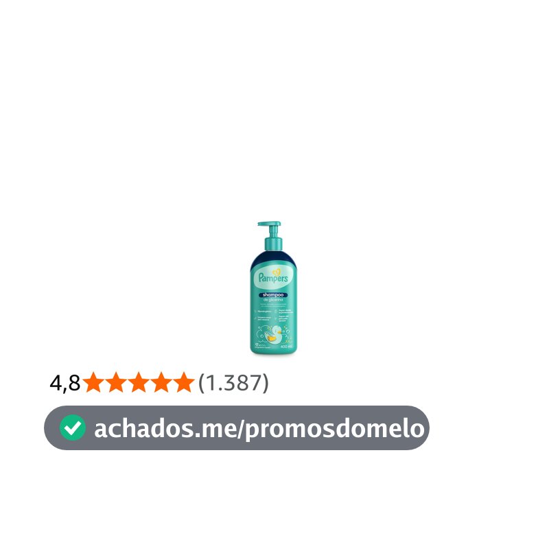 Pampers Shampoo Glicerina 400ml