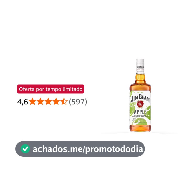 Jim Beam Whisky Bourbon Americano Apple 1L
