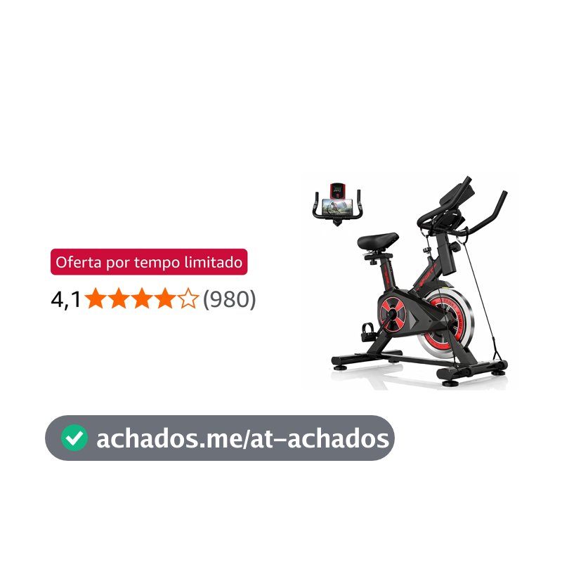 Bike Ergometrica Bicicleta Ergometrica Bike Spinning Silenciosa Vertical Modelo Premium