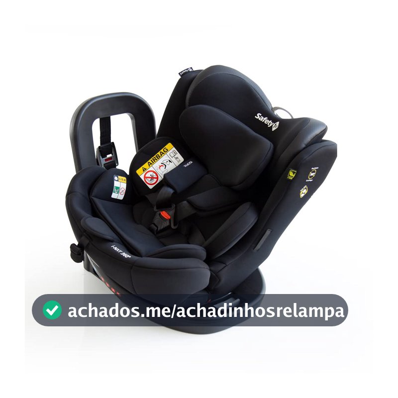 Cadeirinha Safety 1st, i-NXT, 0 a 36kg, com Giro 360° e Isofix, Black Urban