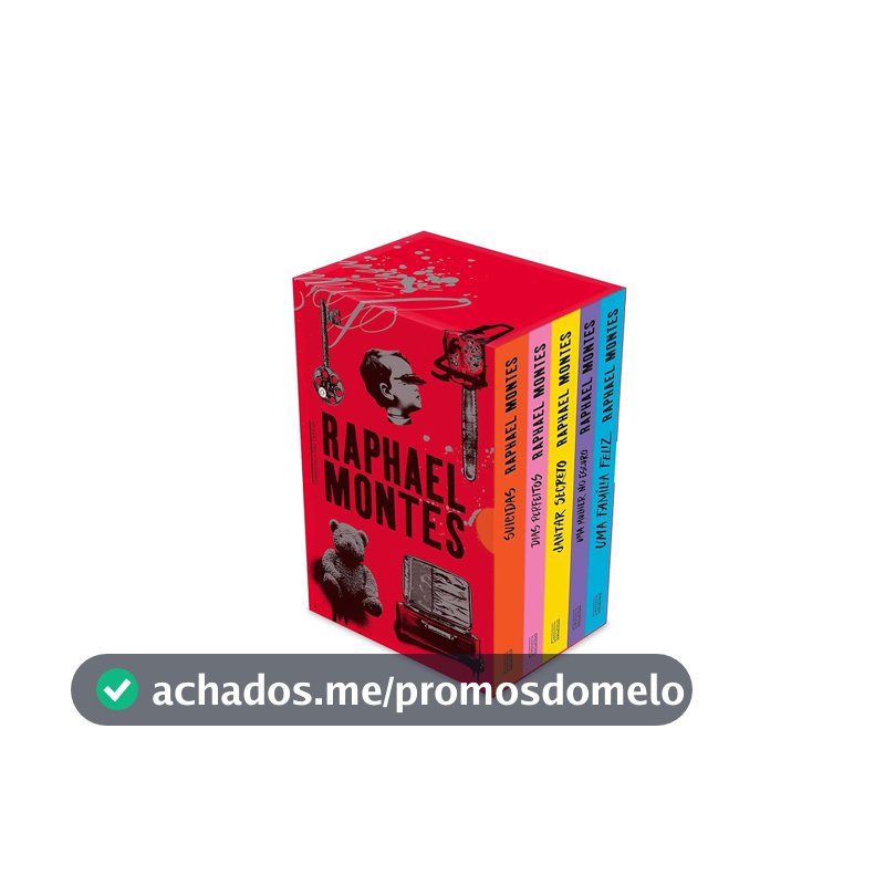 Box Raphael Montes: 5 romances