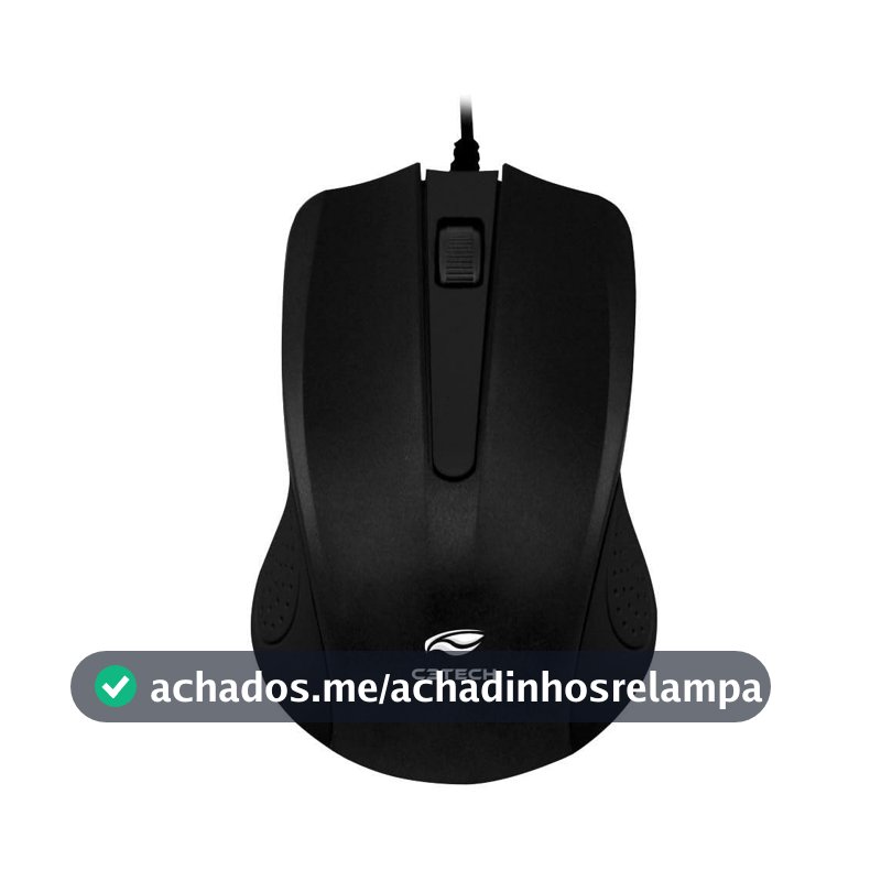 Mouse USB, C3Tech, Ms-20Bk, Mouses, 402021060101, Preto