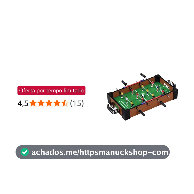 Zippy Toys, Mesa de Pebolim de Madeira 40,5 cm