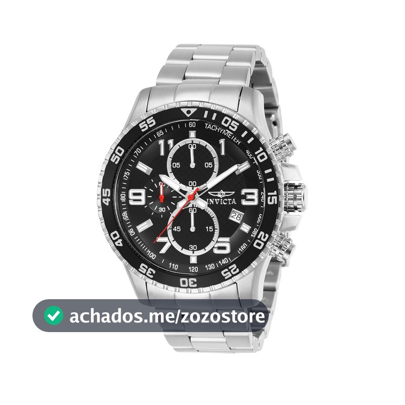 Invicta Relógio masculino de quartzo especial de aço inoxidável - 45 mm