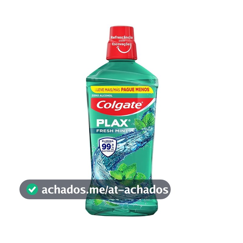 Colgate Plax Fresh Mint Enxaguante Bucal, 750 ml