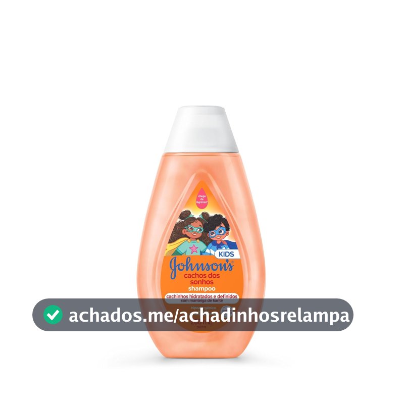 Shampoo Johnson's Baby Cachos dos Sonhos, 200ml