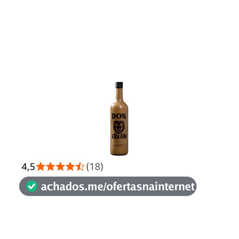 Don Cream Coquetel Alcoólico Dulce de Leche 750ml