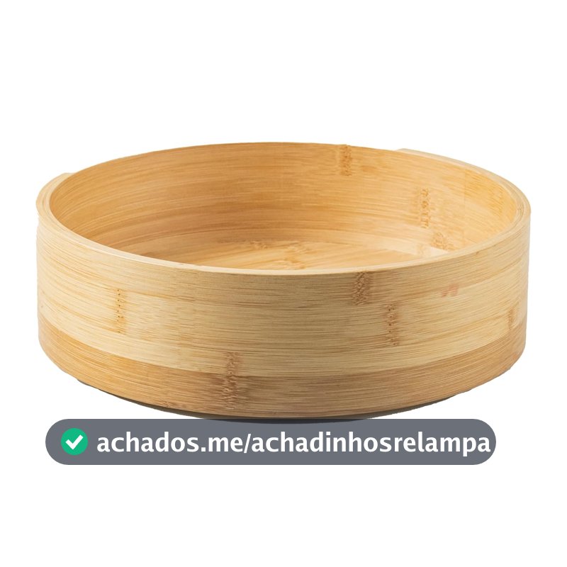 Ou Organizador Giratório Alto de Bambu Linha Keep