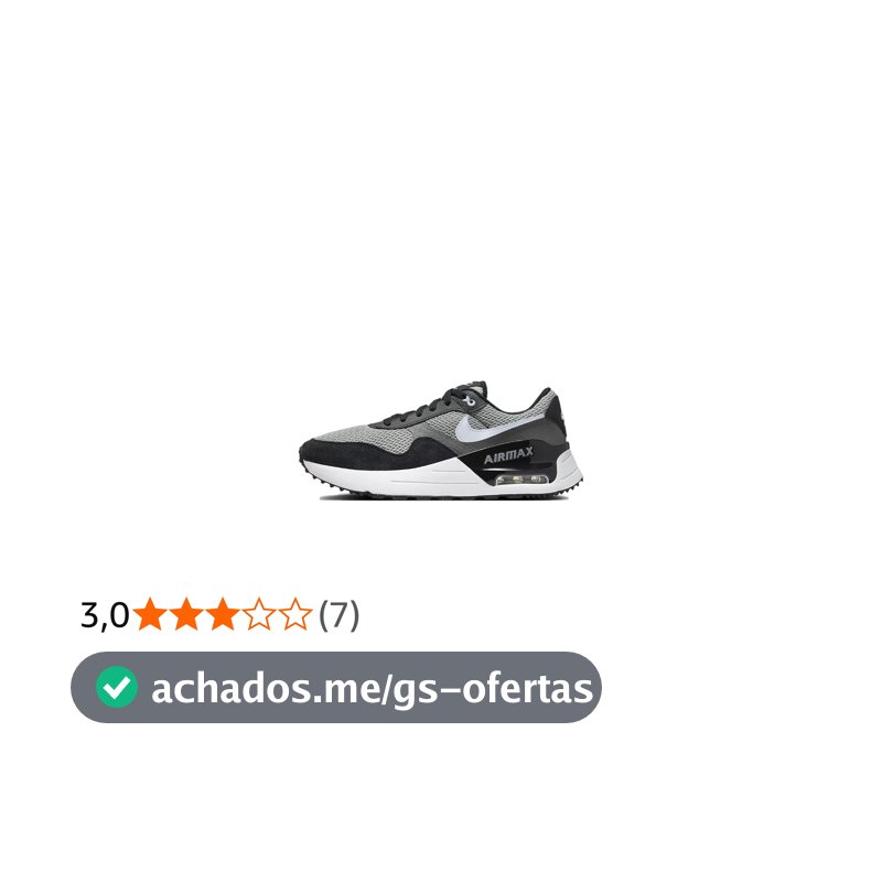 Tênis Masculino Nike Air Max SYSTM - Cinza