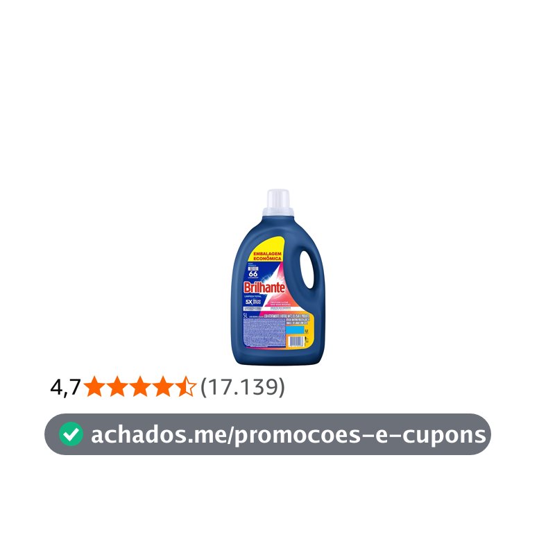 Sabão Liquido Brilhante 5L