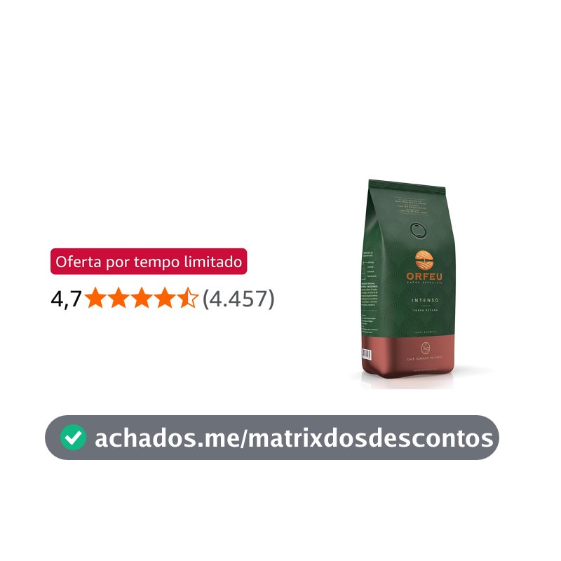 ORFEU Café em Grãos Intenso Torra Escura 1 kg