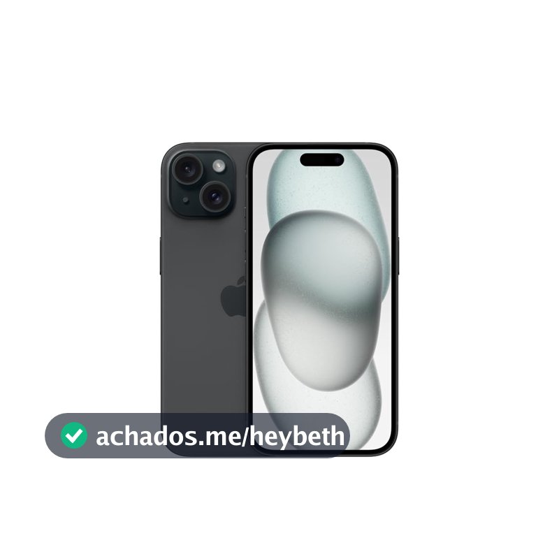 Apple iPhone 15 (128 GB) — Preto