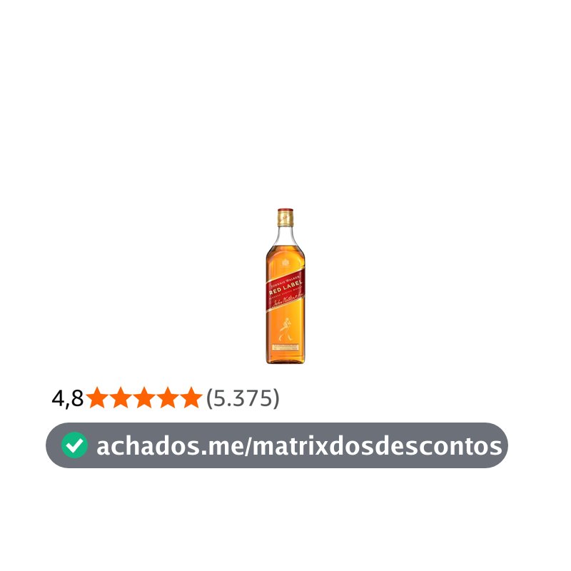 Whisky Johnnie Walker Red Label 750ml