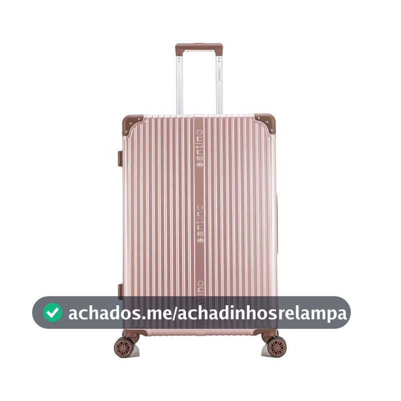 SANTINO Mala de Viagem Grande 28 Polegadas Rígida ABS com 8 Rodas 360 e Cadeado TSA