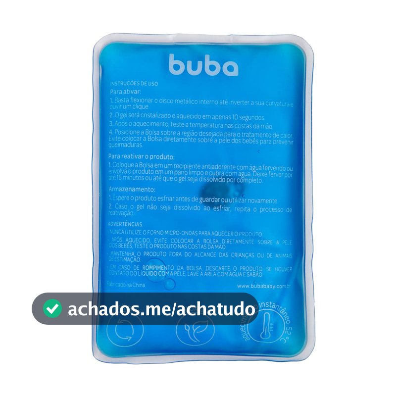 Buba Bolsa Termica Instantanea Em Gel Modelo:14517, Cor: Azul