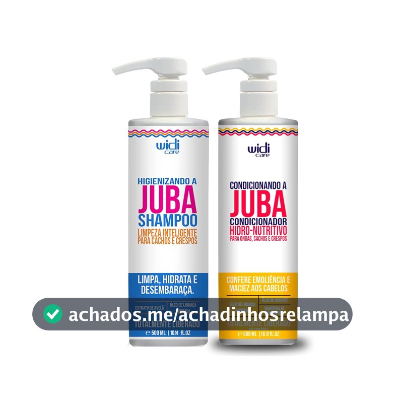Higienizando E Condicionando A Juba Widi Care 500ml