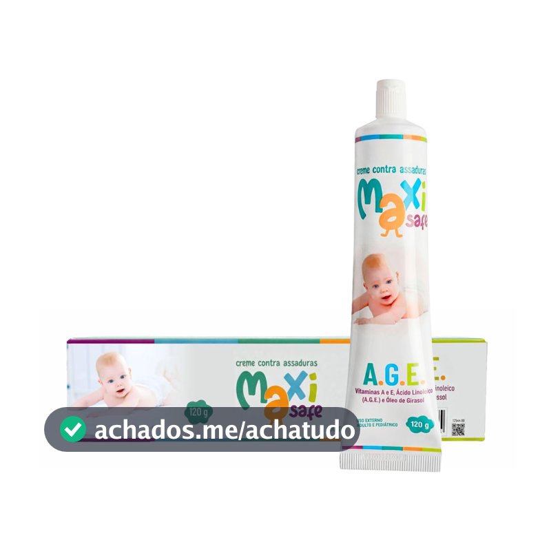 Creme Pomada de Assadura Óleo Girassol AGE 120g Maxi Baby