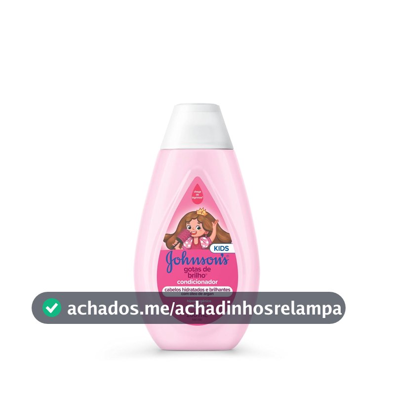 Condicionador Johnson's Baby Gotas de Brilho, 200ml