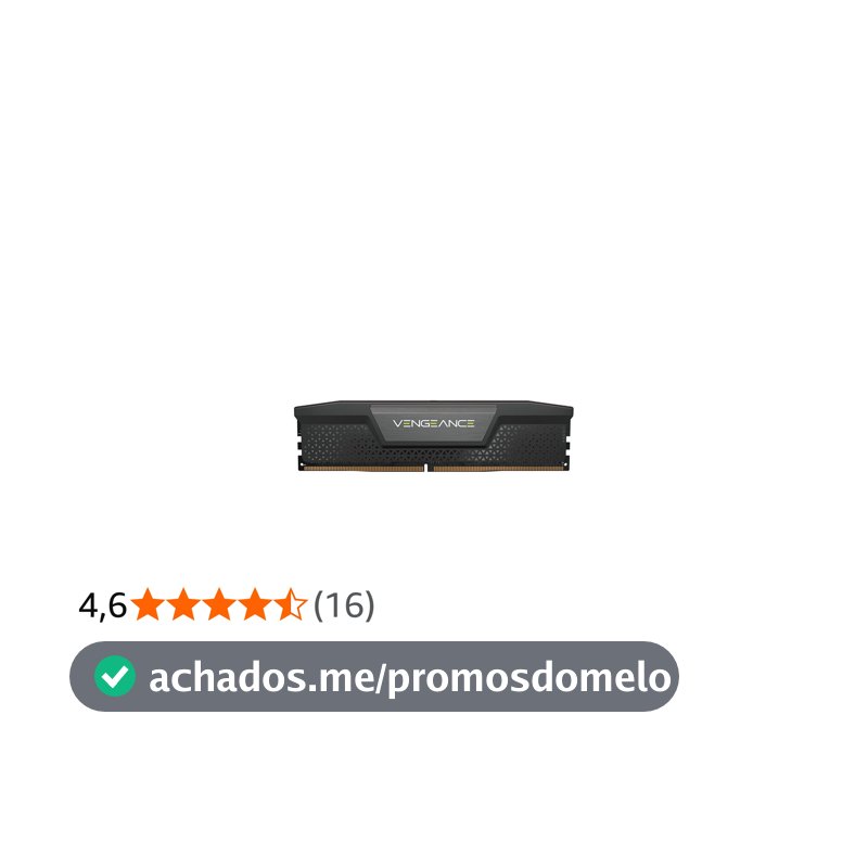 CORSAIR Memória Vengeance DDR5 RAM 16GB (1x16GB) 5200MHz CL40-40-40-77 1,25V AMD Expo Intel XMP 3.0 Desktop Computer Memory – Cinza (CMK16GX5M1B5200Z40)