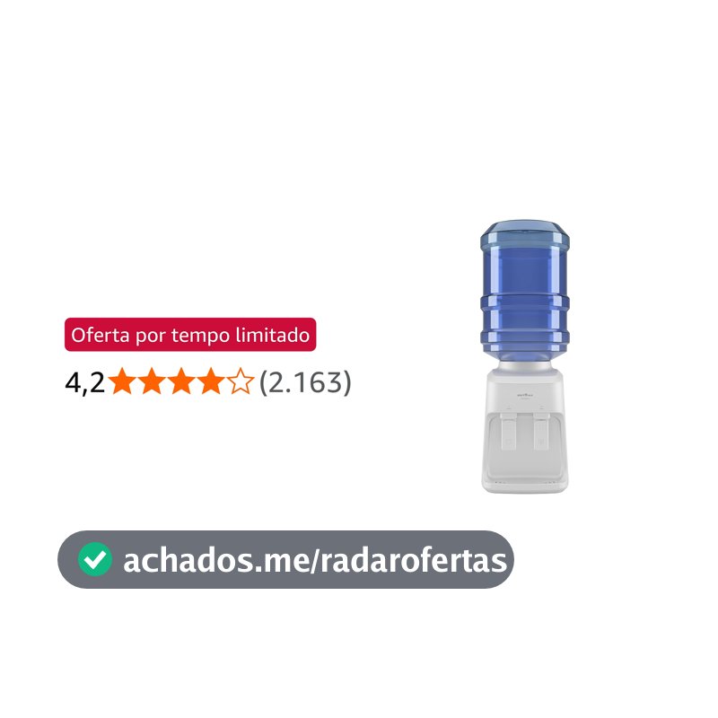 Britânia Bebedouro BBE13B Aquaplus Biv Capacidade 10L e 20L