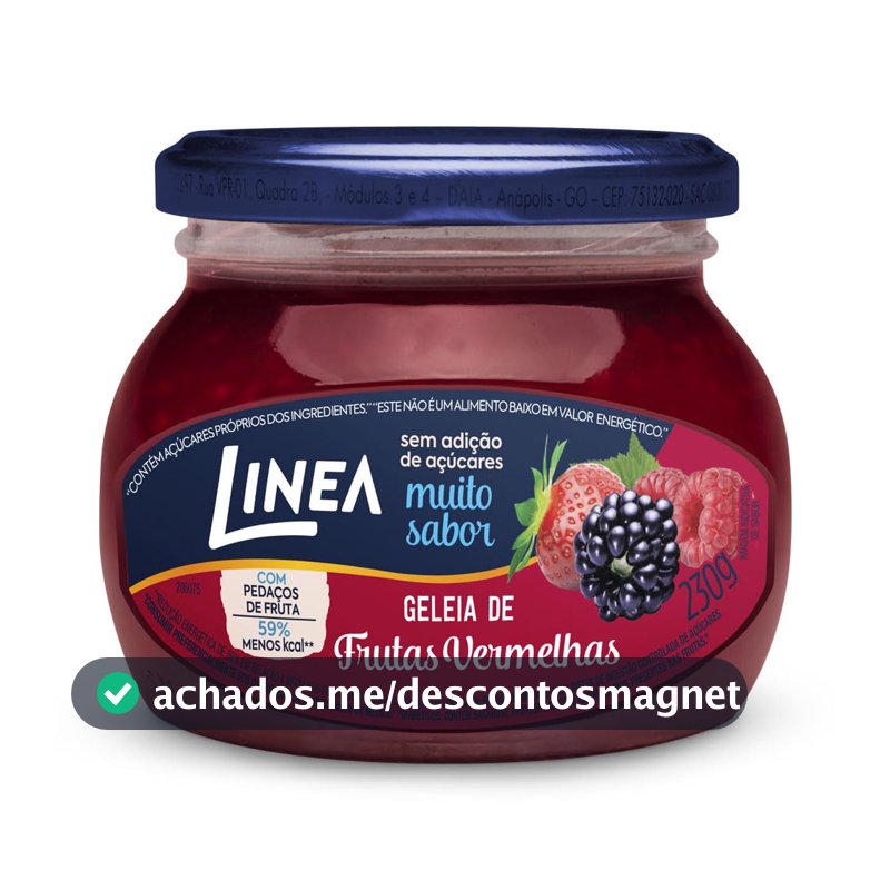 Linea Geleia de Frutas Vermelhas 230g
