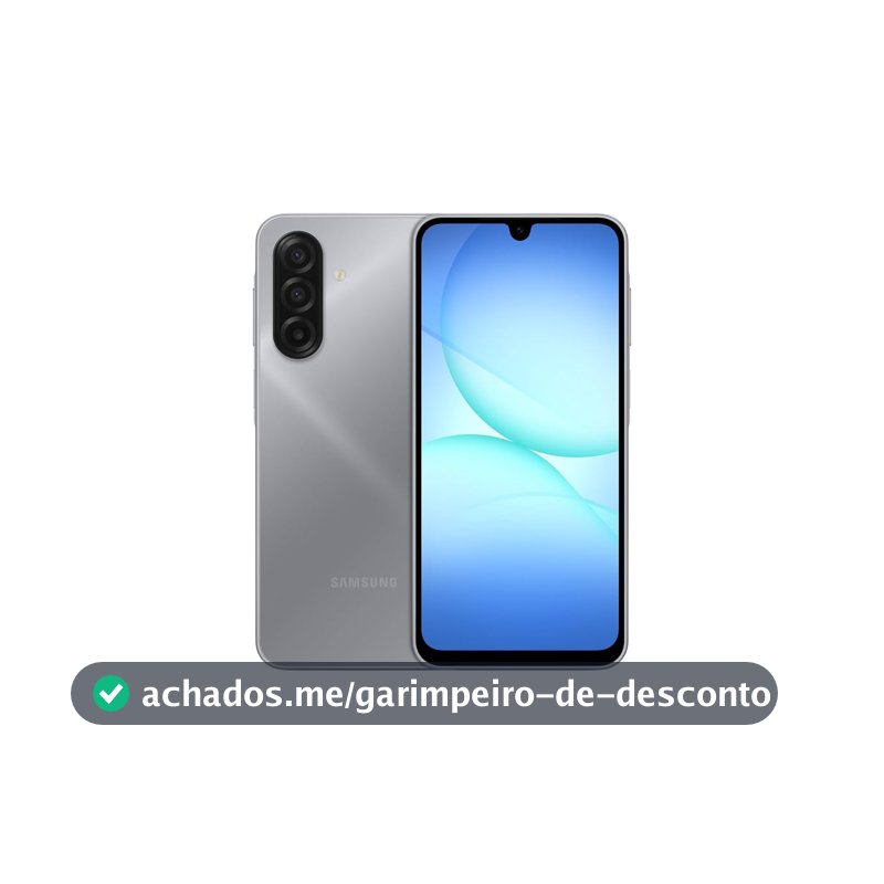 Celular Samsung Galaxy A17 5G, 128GB, 4GB, 50MP Tela 6.7" - Cinza