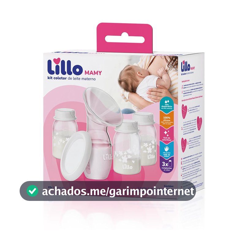 Kit Coletor de Leite Materno Lillo Mamy
