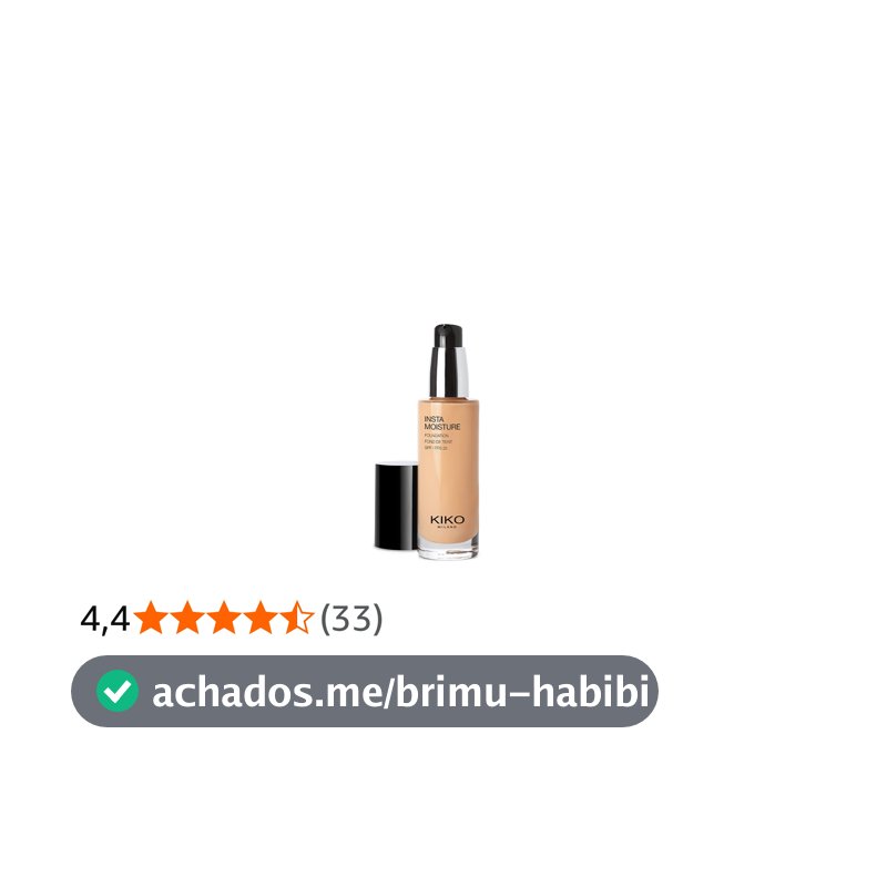 KIKO MILANO, Instamoisture Foundation, Base Líquida Hidratante para o Rosto, Cor