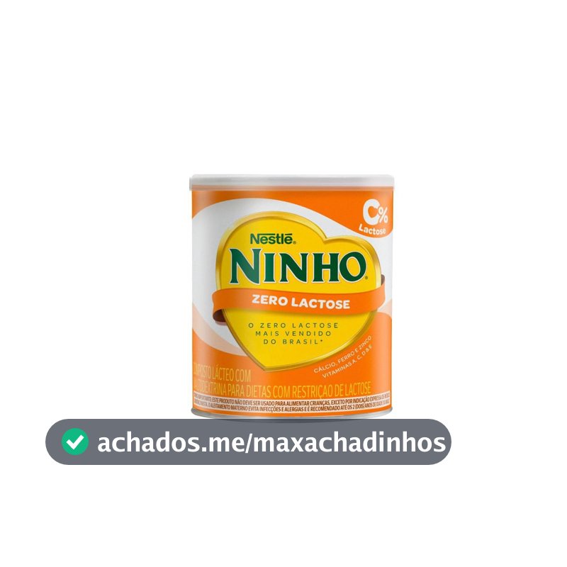 Leite em Pó Ninho Forti+ Zero Lactose, 380g