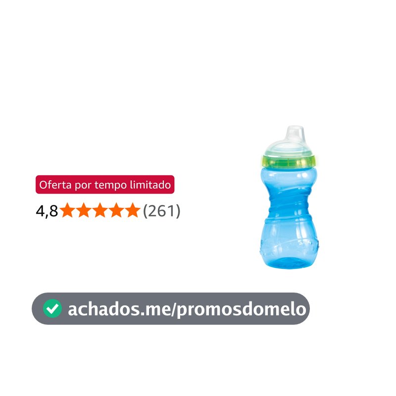 Kuka Copo Treinamento Fun 330 Ml Azul