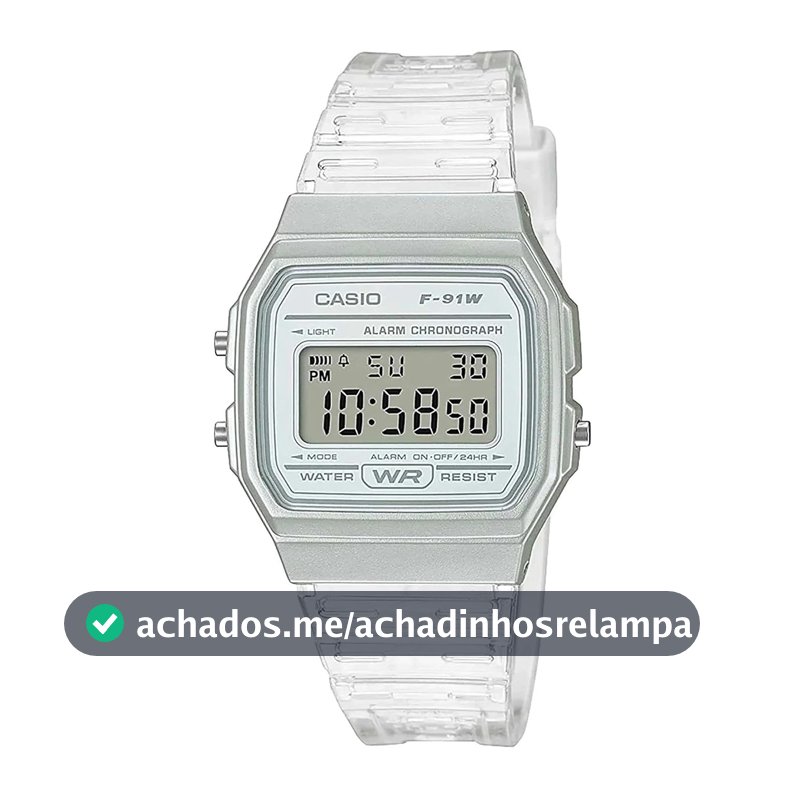 Relógio Casio Feminino Standard F-91ws-7df