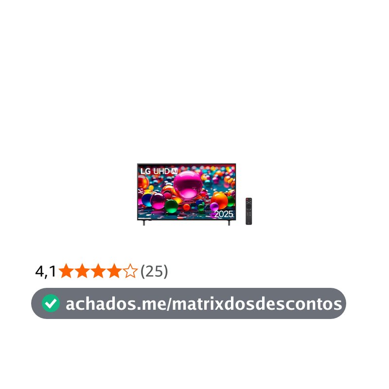 TV LG 65" LED 4K UHD Smart Pro 65AU801C0SA