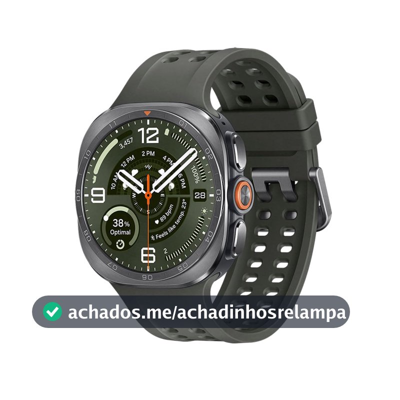 Samsung Galaxy Ultra2 Smartwatch 47mm LTE, Galaxy AI, Titânio - Titânio Prata