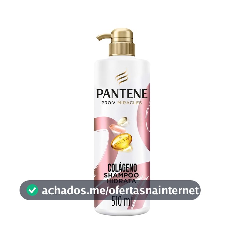 Pantene Pro-V Miracles Shampoo Colágeno Hidrata e Resgata 510 ml