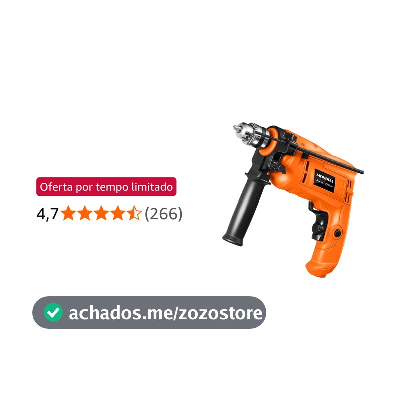 FI-RH-01M - Furadeira com Impacto 220V - Mondial