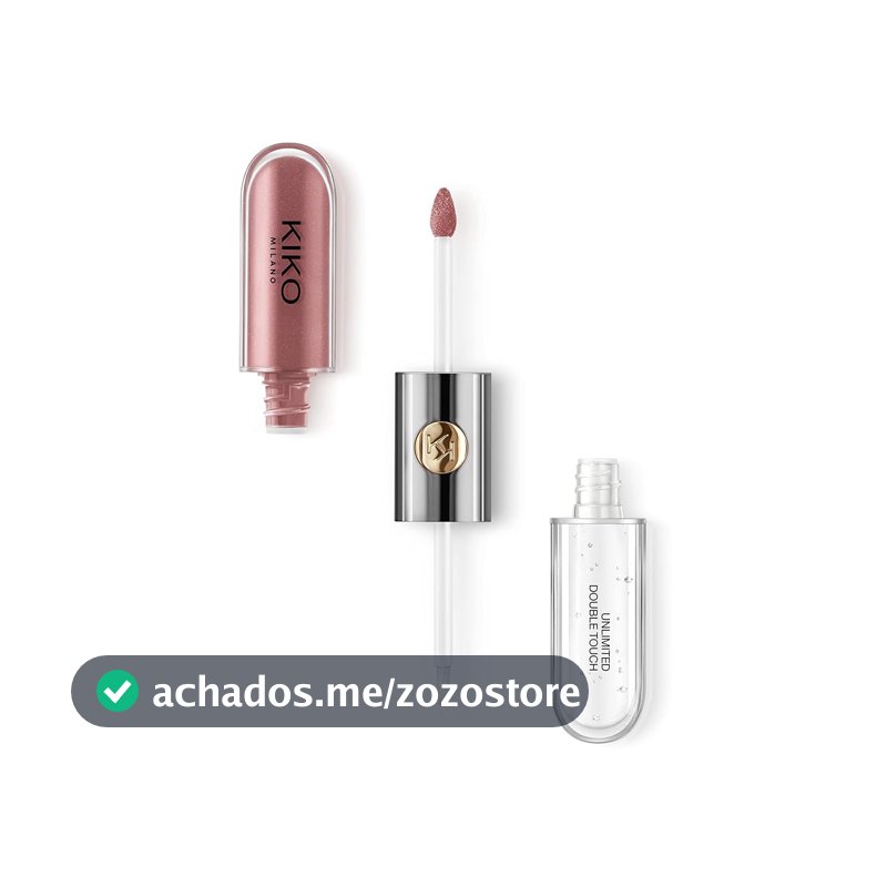 KIKO MILANO, Unlimited Double Touch, Batom e Gloss Incolor, Cor