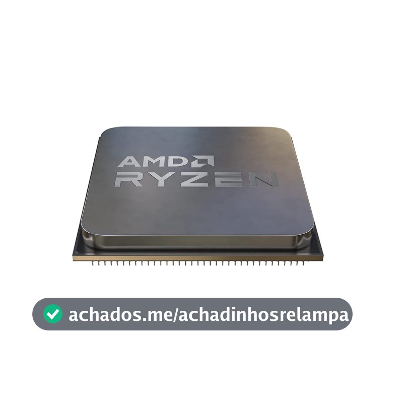 Processador AMD Ryzen 7 5700X, 3,4 GHz, 8 núcleos, 16 threads, cache de 32 MB, soquete AM4, OEM