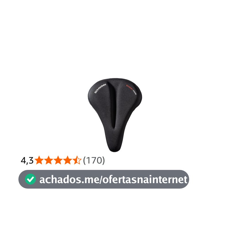 Schwinn Comfort Bike Seat Cover, Sport or Cruiser Bikes, High-Tech Gel or Memory Foam Cushion Padded Saddle Covers, Fits Most Bicycle