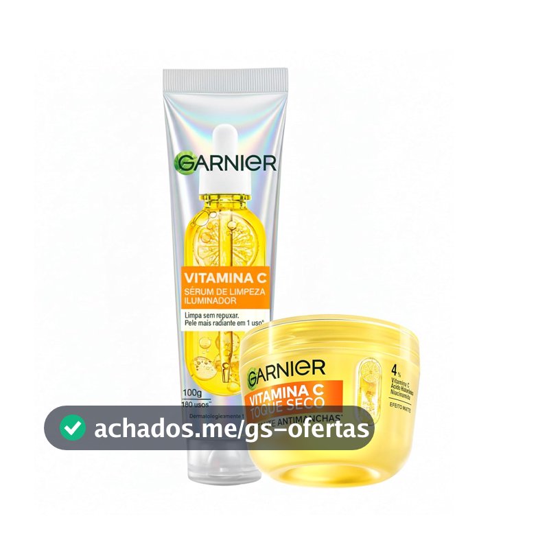 Sérum de limpeza 100g + Hidratante Antimanchas Garnier 85g