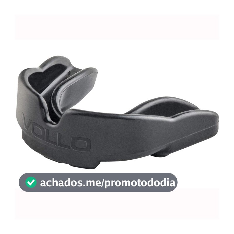 Protetor Bucal Preto Vollo Sports