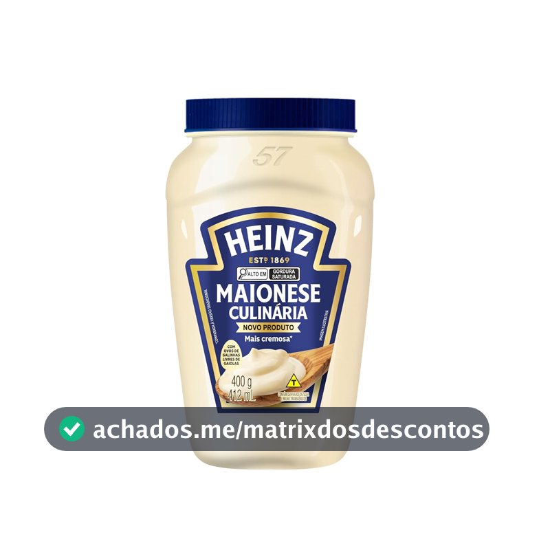 Heinz Maionese Tradicional 400G