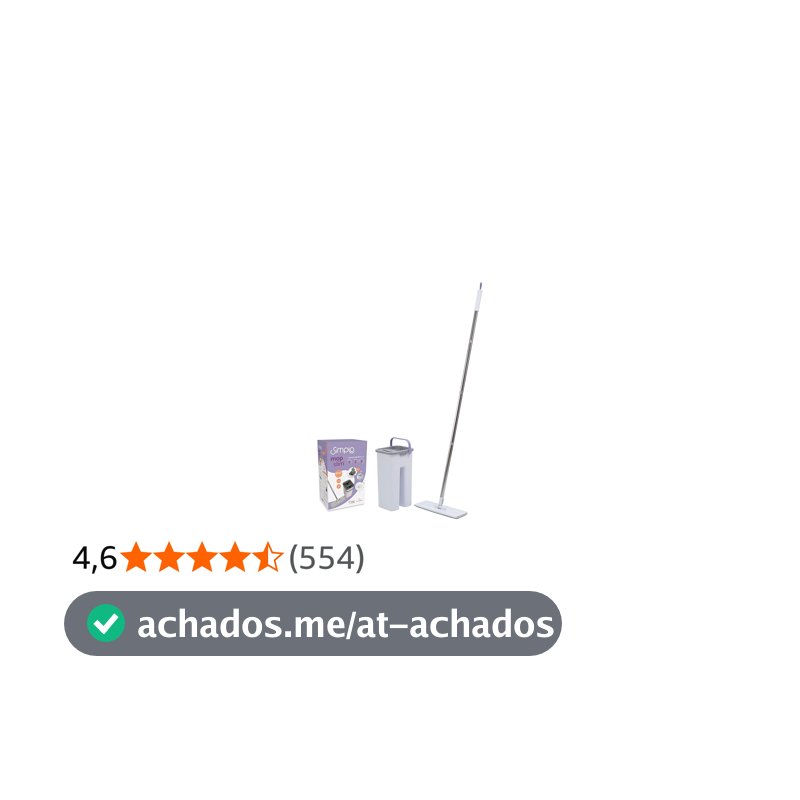 Simplo - Mop com Balde e Esfregão Slim Limpeza Prática e Eficiente