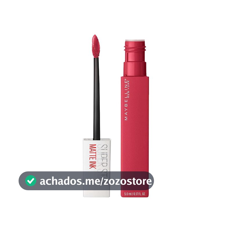 Batom Líquido Maybelline SuperStay Matte Ink, Cor 80 Ruler, 5ml