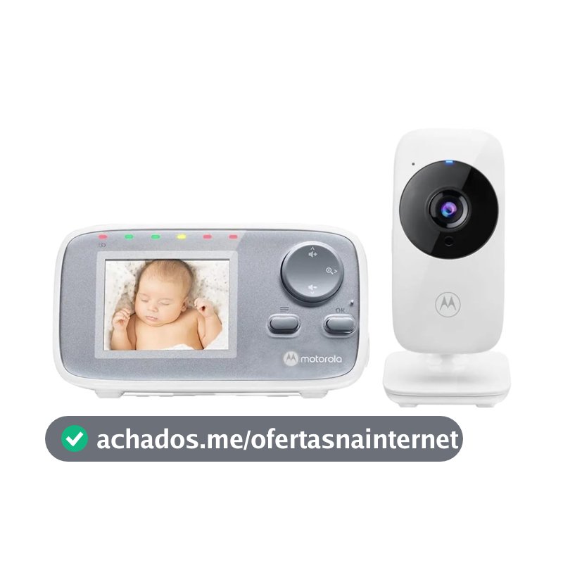 Babá Eletrônica VM482 Tela 2.4 Monitor Temperatura Motorola