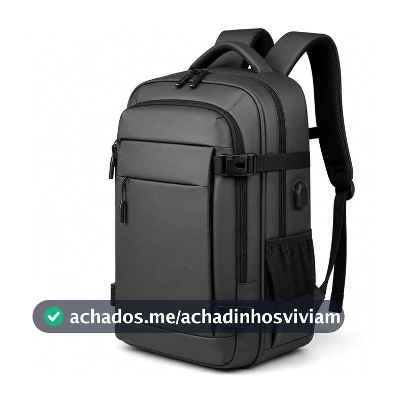 Mochila Impermeável de Grande Capacidade Escolar e Universitária, Alças Reforçadas, Compartimento Interno para Notebook, Ideal para Dia a Dia, Trabalho e Viagem