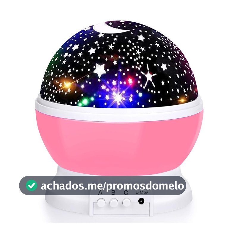 Projetor de luz noturna estrela, luzes de bebê com 4 lâmpadas de LED, 8 luzes que mudam de cor com cabo USB, projetor de estrelas rotativas de 360 graus para decoração de quarto de bebê e crianças